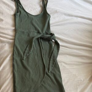 Zara Olive Green Mini Dress